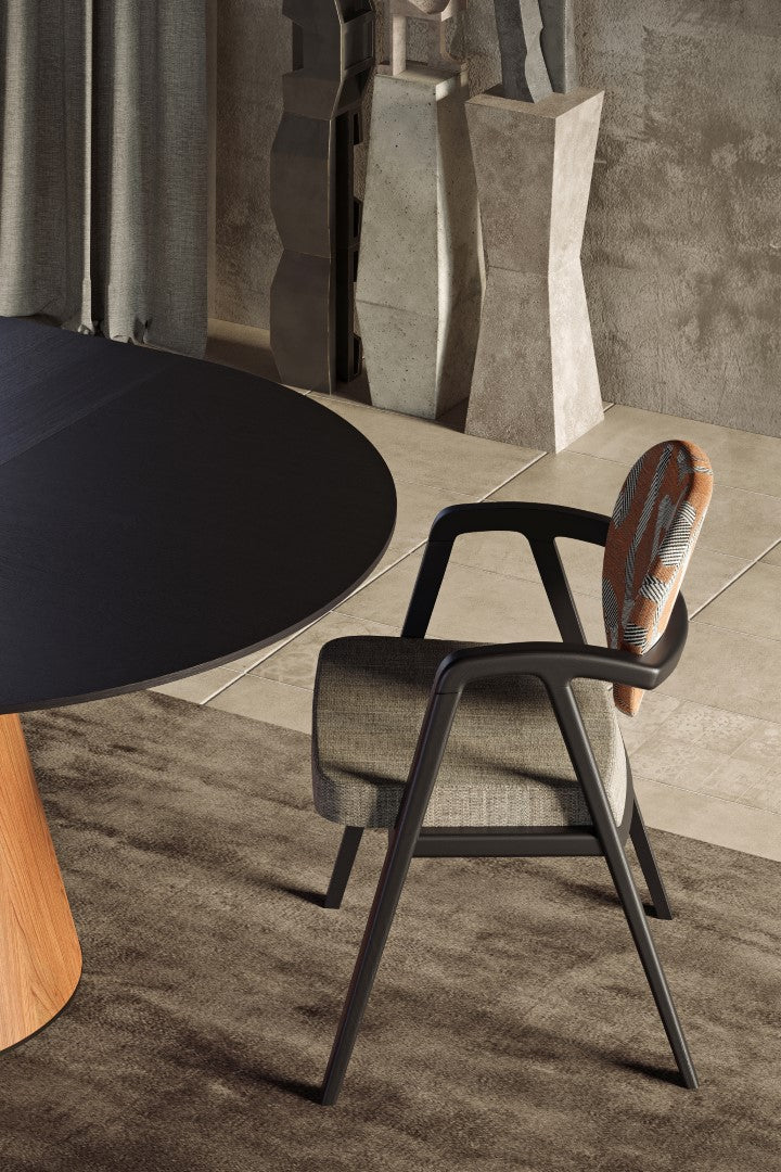 Τραπεζαρία Kappa / Black Finish Edge Series
