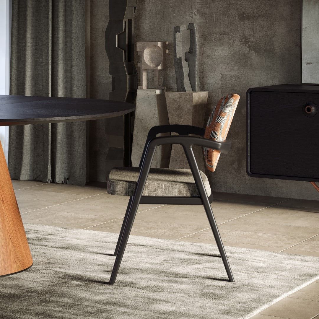 Τραπεζαρία Kappa / Black Finish Edge Series